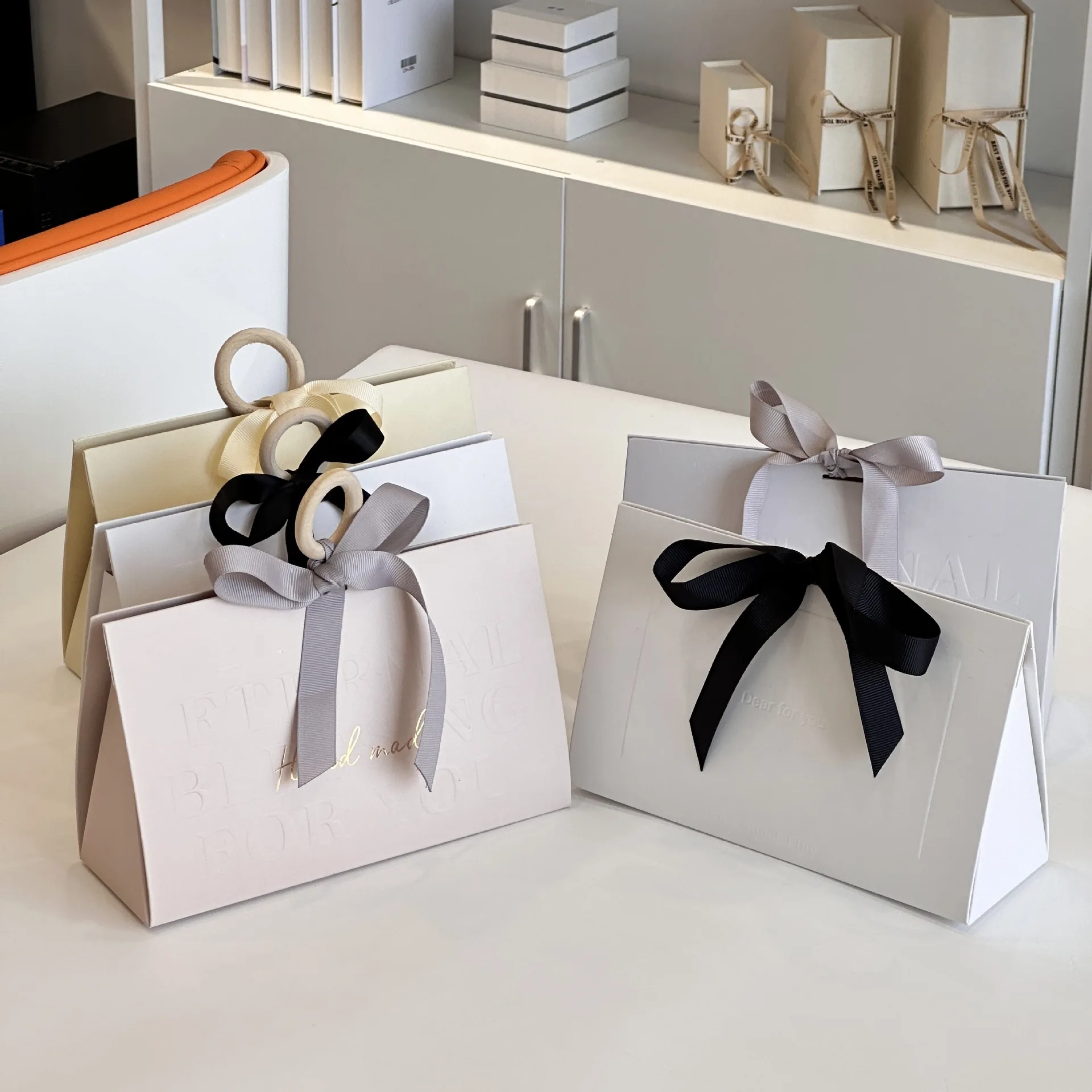 Custom Die-Cut Handle Paper Shopping Bag - Image 2