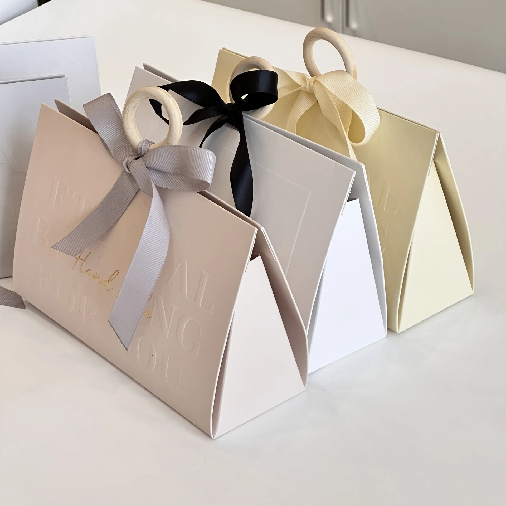 Custom Die-Cut Handle Paper Shopping Bag - Image 4