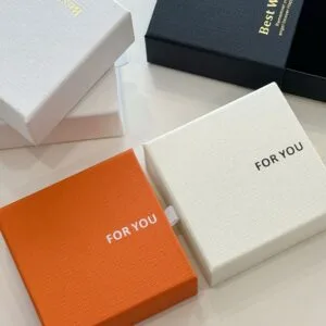 Custom Texture Jewelry Box | Fancy Paper Gift Box Packaging