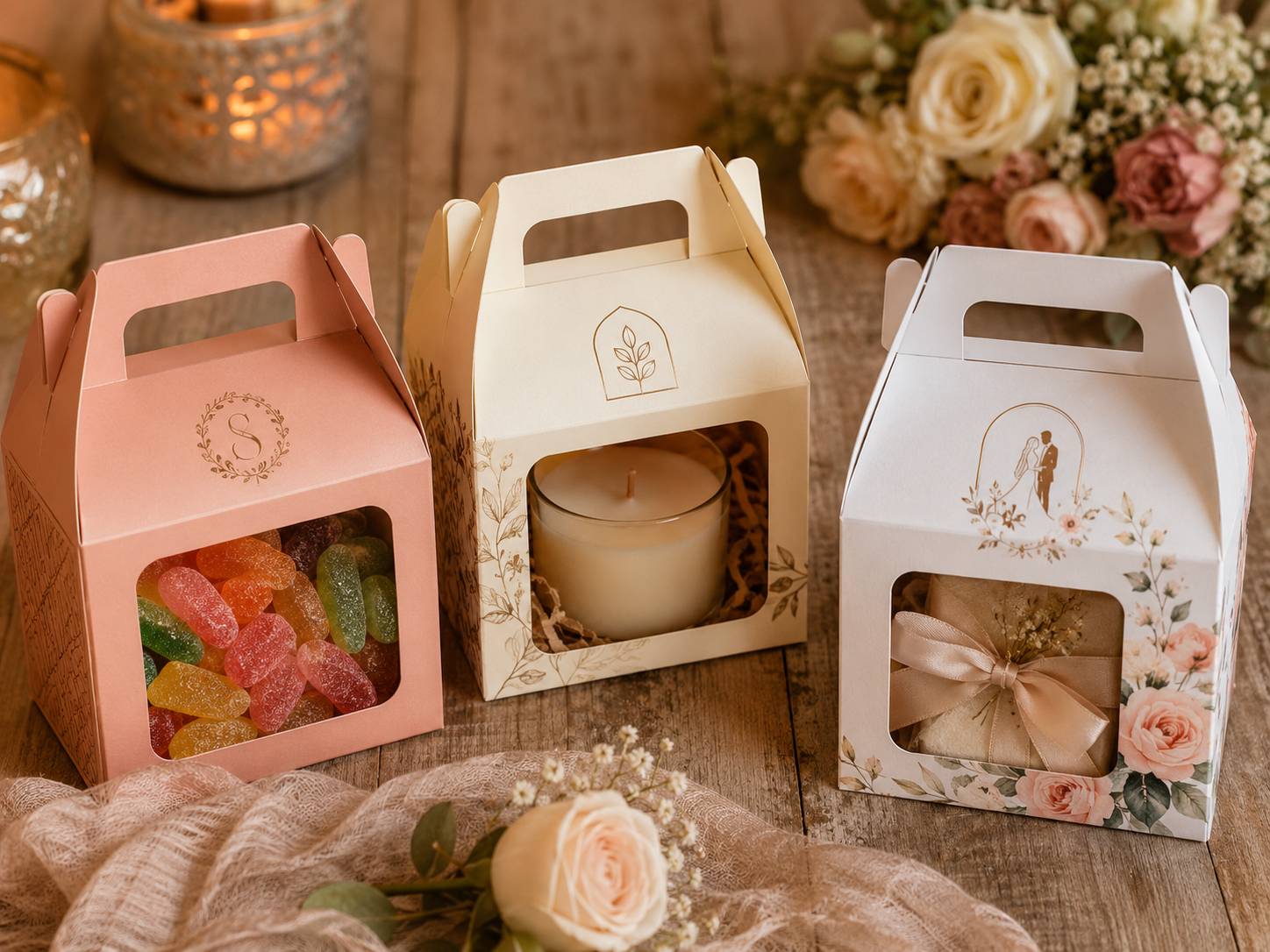 Eco-friendly kraft gable boxes with FSC certification for sustainable packaging brands