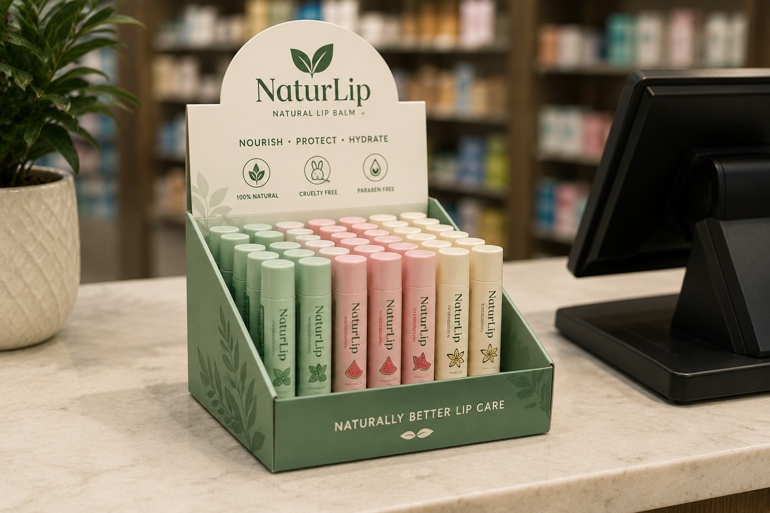 Types of retail display boxes on a store shelf