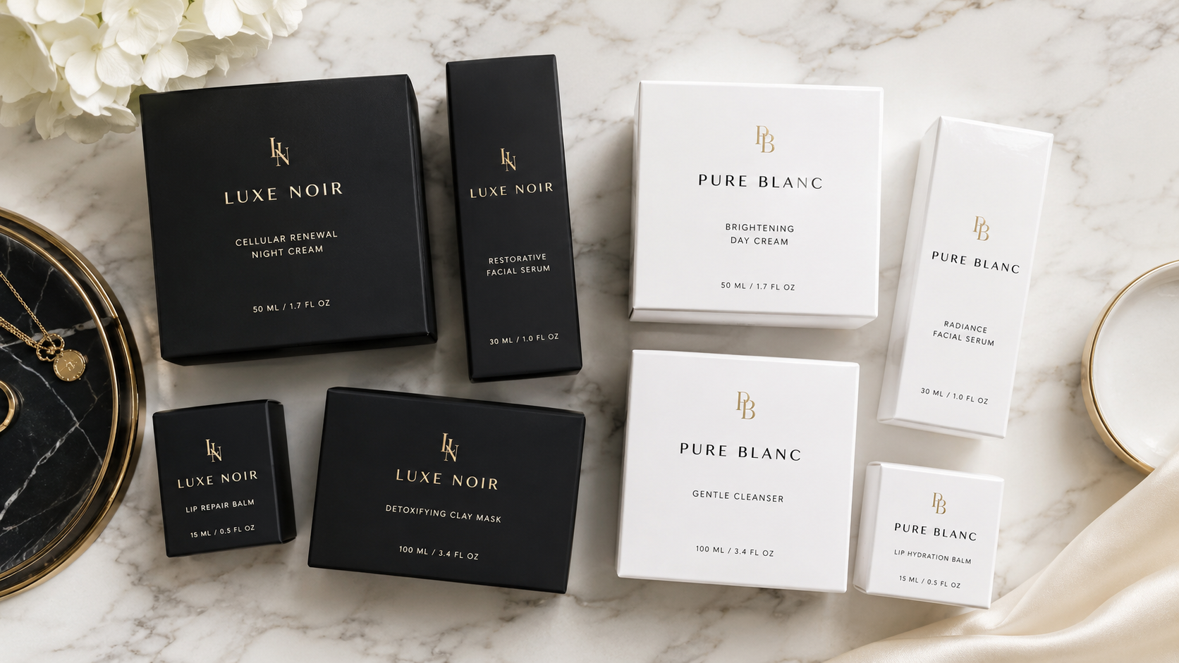 Spot UV on matte finish packaging showing contrast between gloss highlights and matte surface