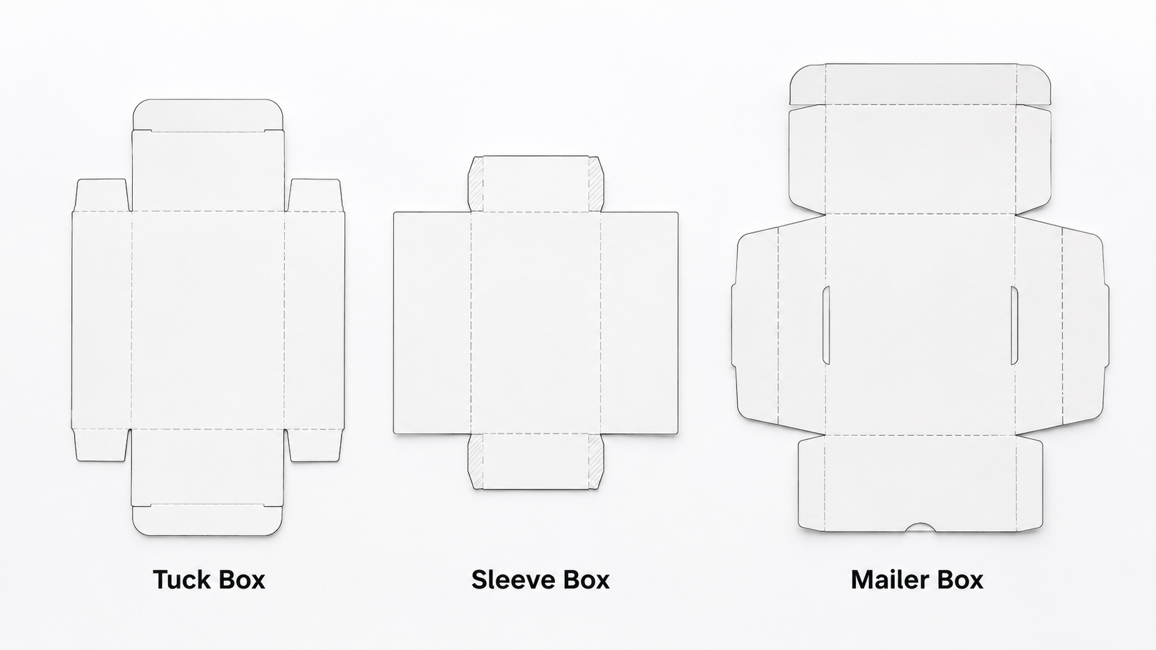 Designer working on box dieline template in Adobe Illustrator for custom packaging project