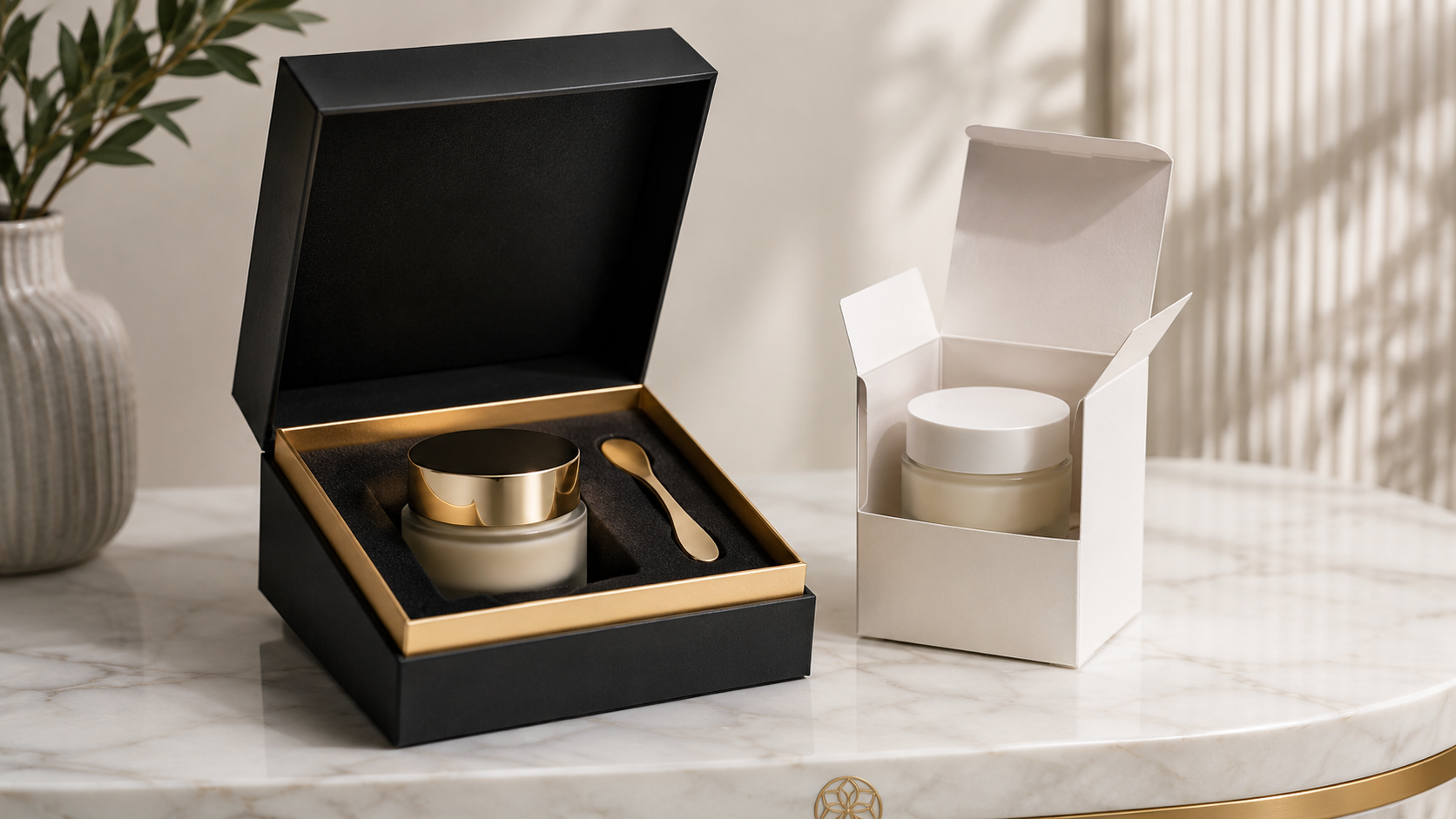 Luxury jewelry rigid box and retail folding carton packaging across different industry applications