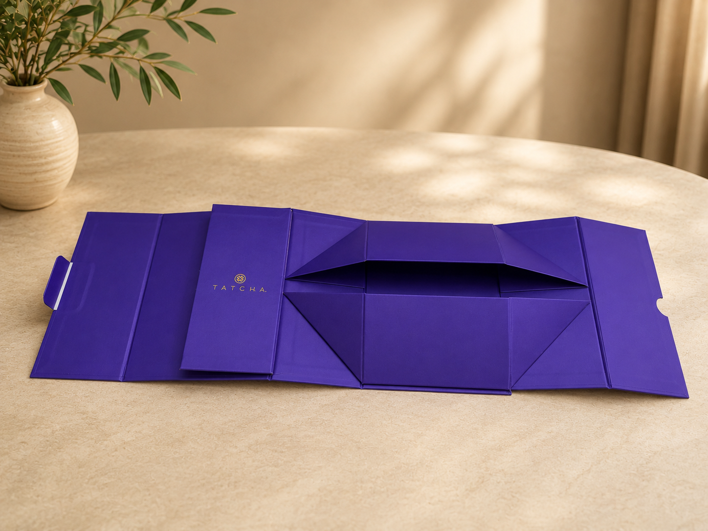 Collapsible Shoulder Neck Box | Foldable Two-Tone Luxury Gift Packaging - Image 3