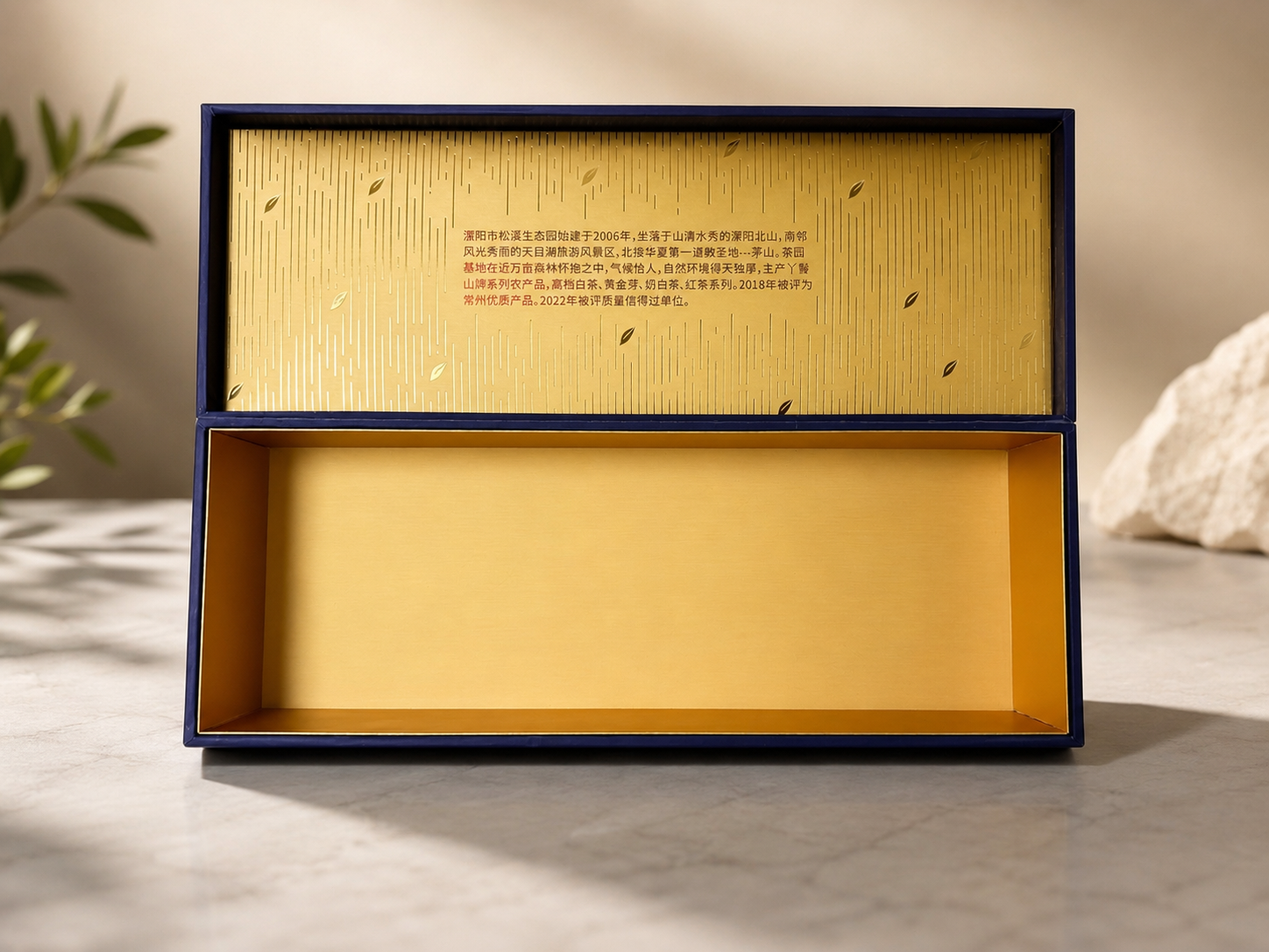 Rigid Tea Gift Box | High-End Custom Tea Set Packaging - Image 5