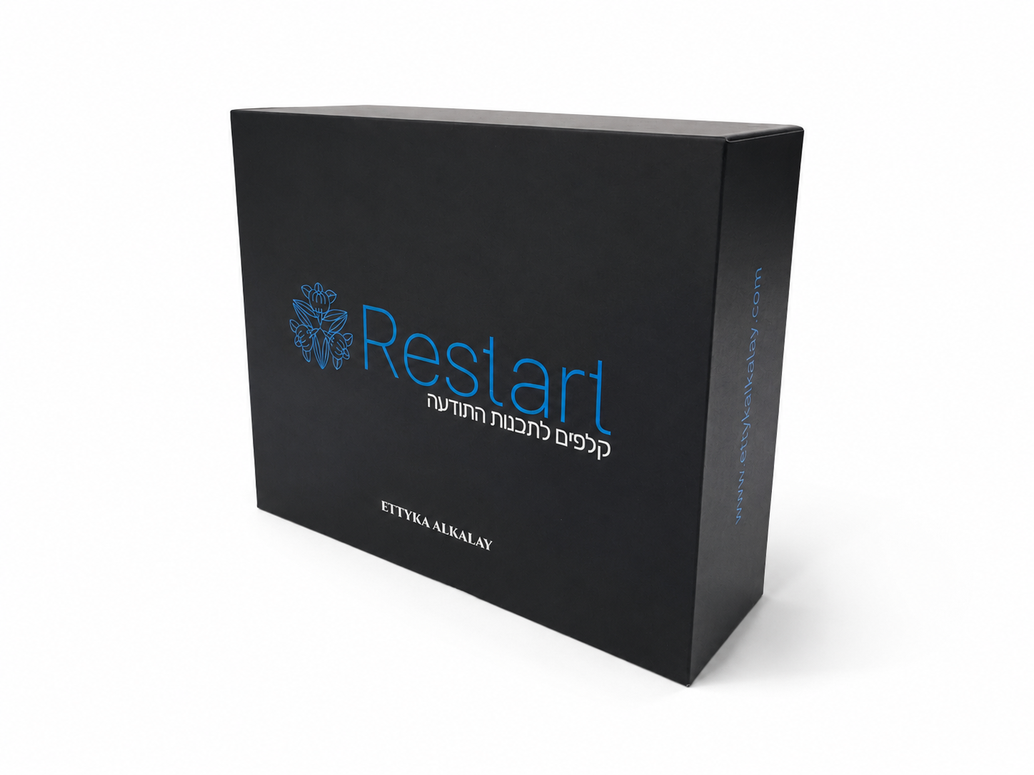 Matte Black Card Game Rigid Box Set | Spot UV Gift Packaging