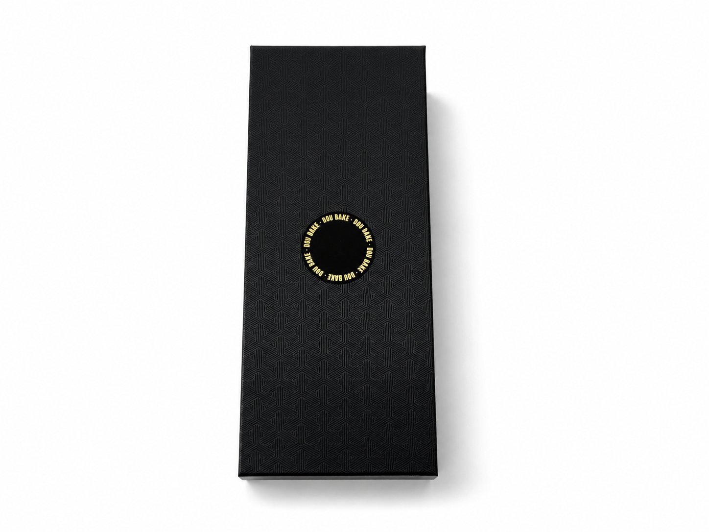 Black and Gold Flip-Top Box | 3D Foil Stamped Presentation Case - Image 4