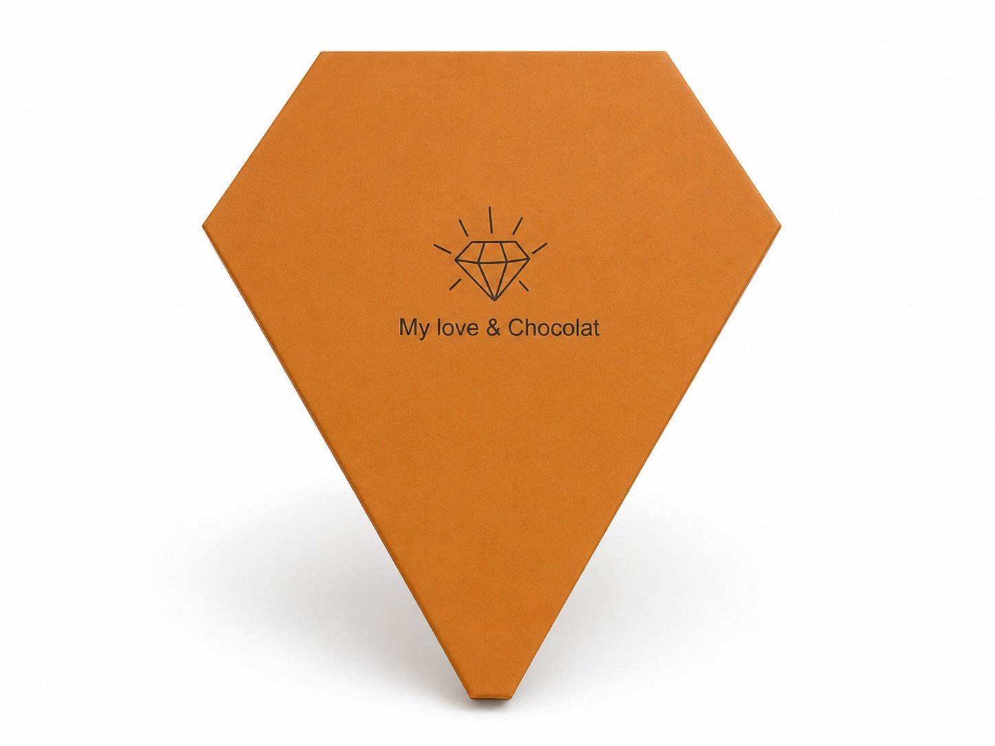 Custom Diamond-Shaped Chocolate Gift Box | Eco-Friendly Packaging - Image 2