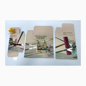 Custom Multi-Piece Skincare Set Box | Flat-Pack Luxury Beauty Regimen Packaging