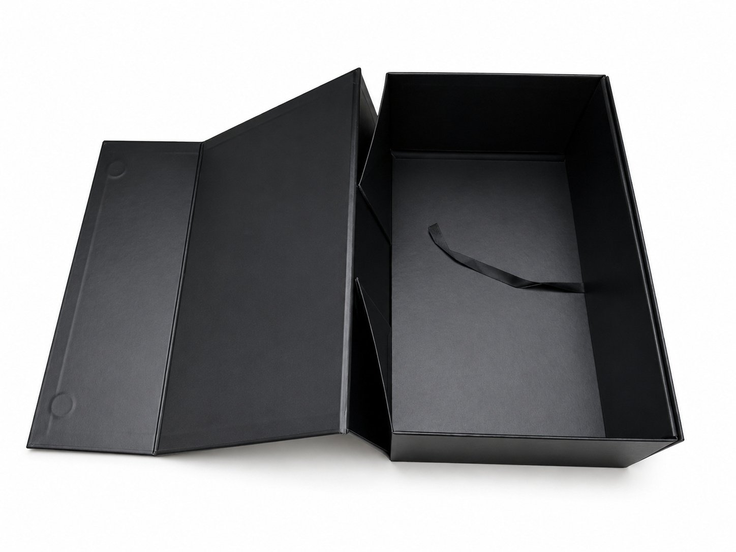 Matte Black Spot UV Collapsible Box | Anti-Scratch Folding Packaging - Image 4