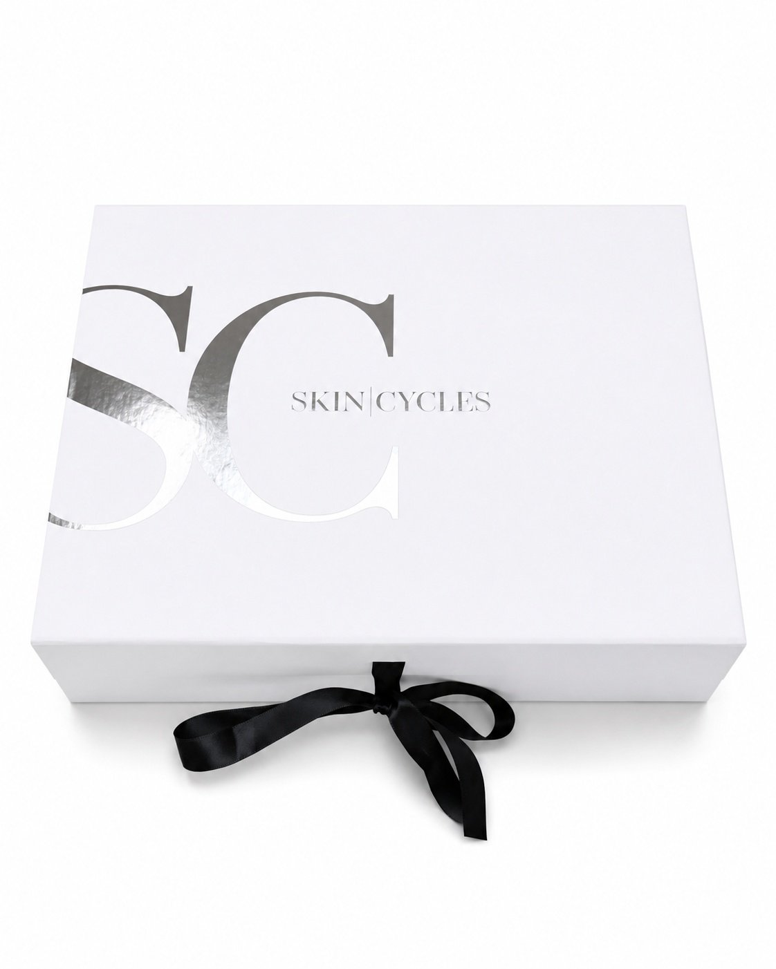 Open-Style Ribbon Collapsible Gift Box | Skincare Folding Packaging - Image 2