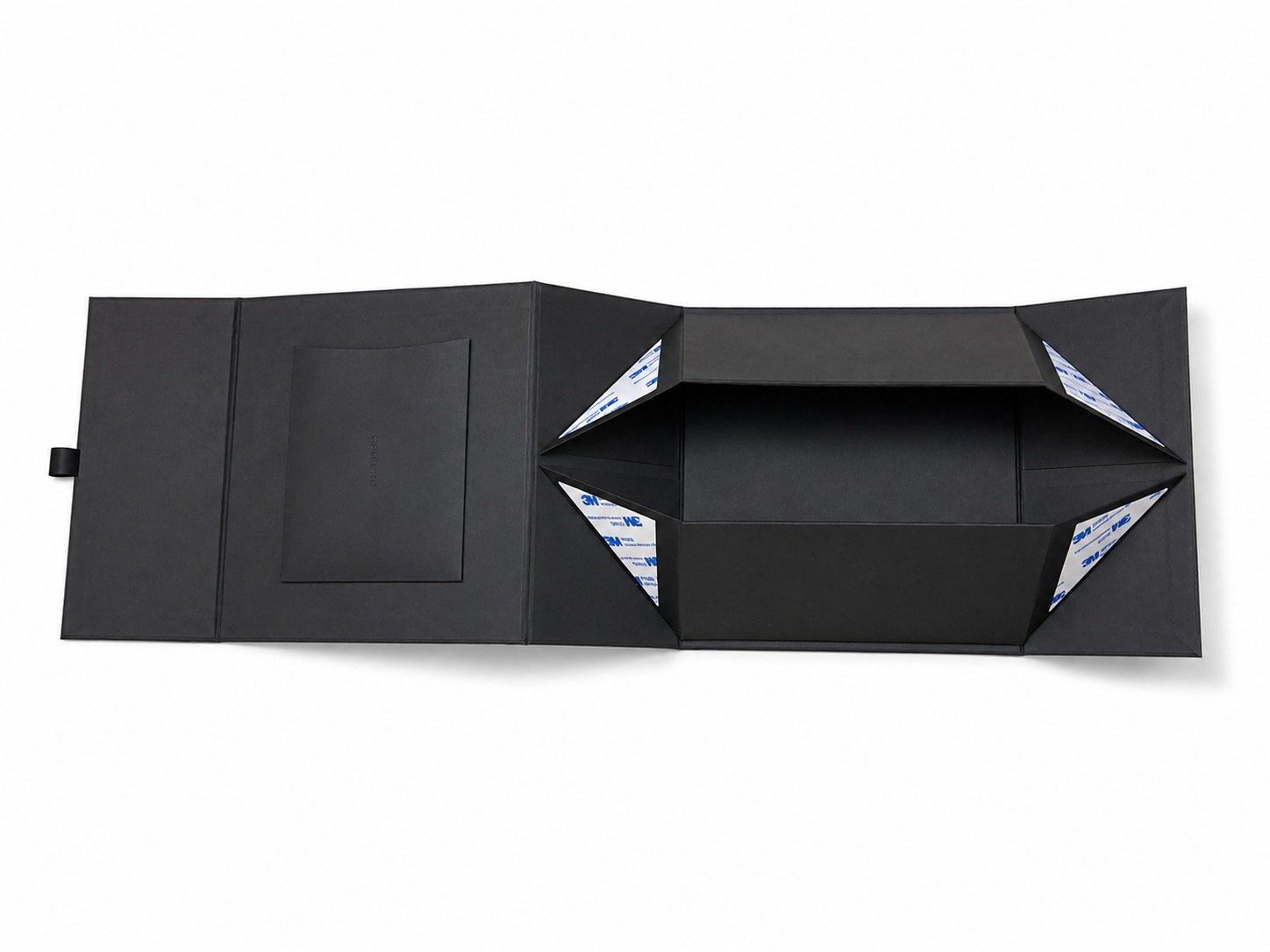 Sustainable Black Kraft Collapsible Box | Eco Folding Packaging - Image 2
