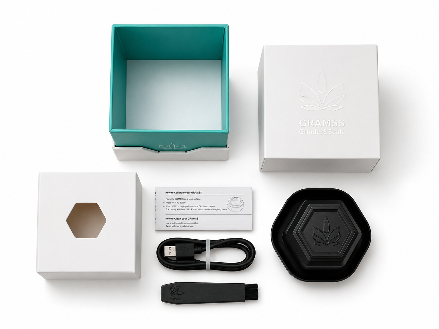 White Embossed Custom-Shaped Gift Box | Spot UV Lid and Base Set