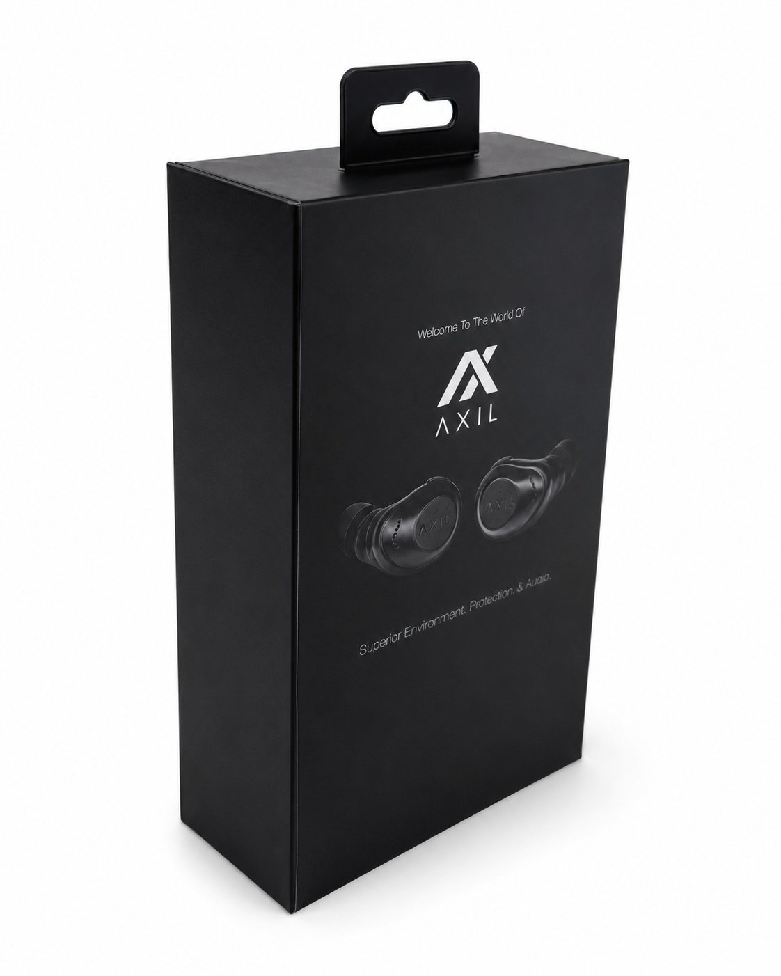 Custom Matte Black Earbuds Box | TWS Earphones Packaging - Image 2