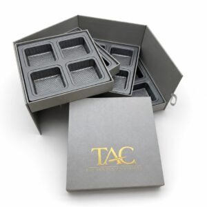 Custom Multi-Layer Chocolate Box | Gold Foil Reusable Packaging