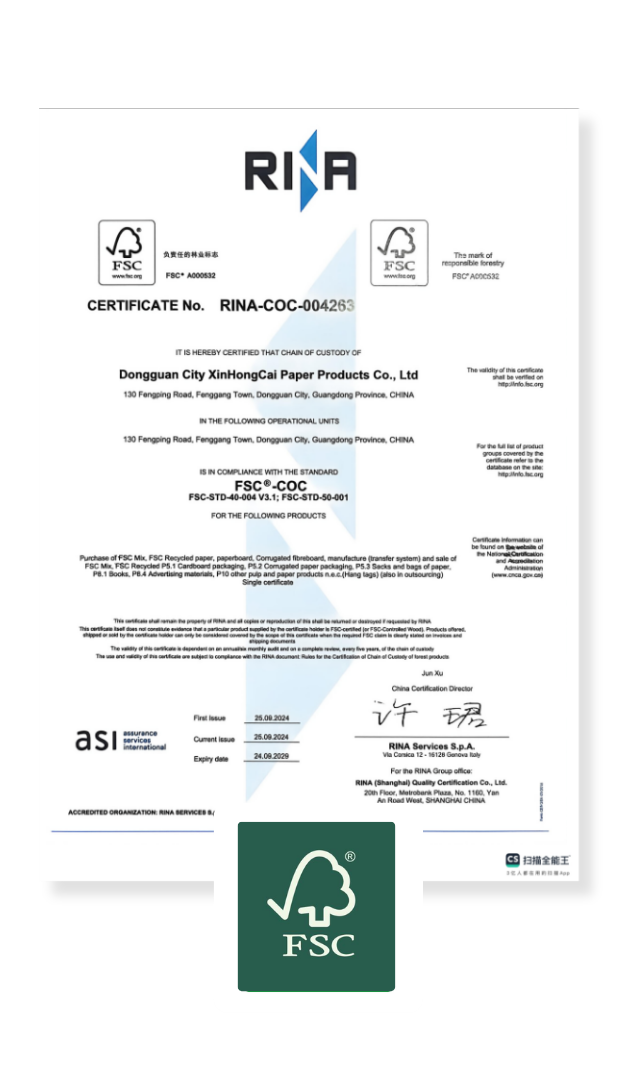 FSC certification badge