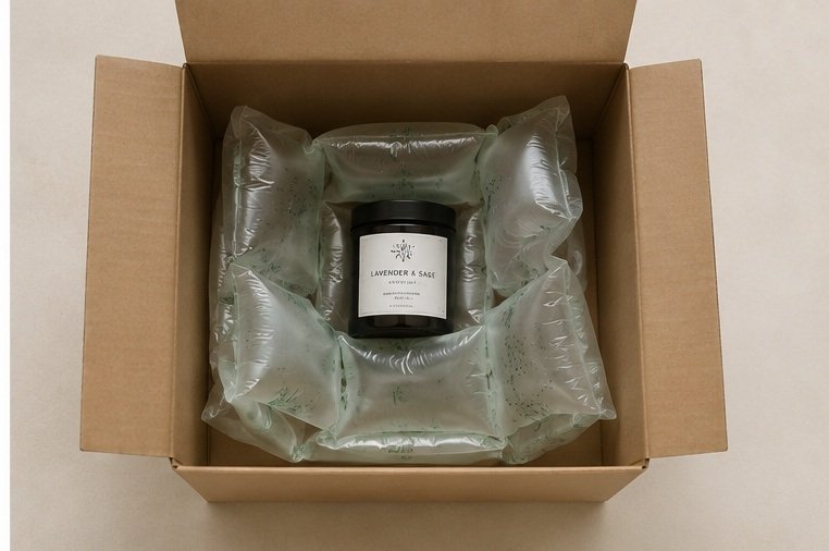 Generic cosmetic packaging with product shifting inside