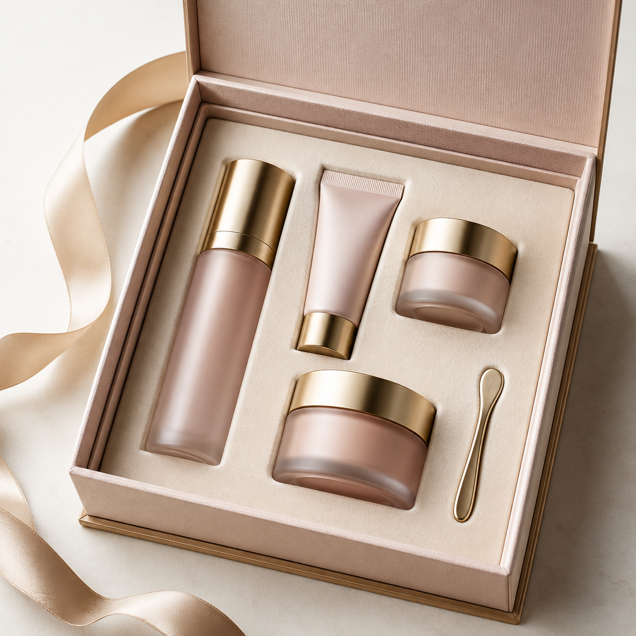 Custom cosmetic gift set packaging