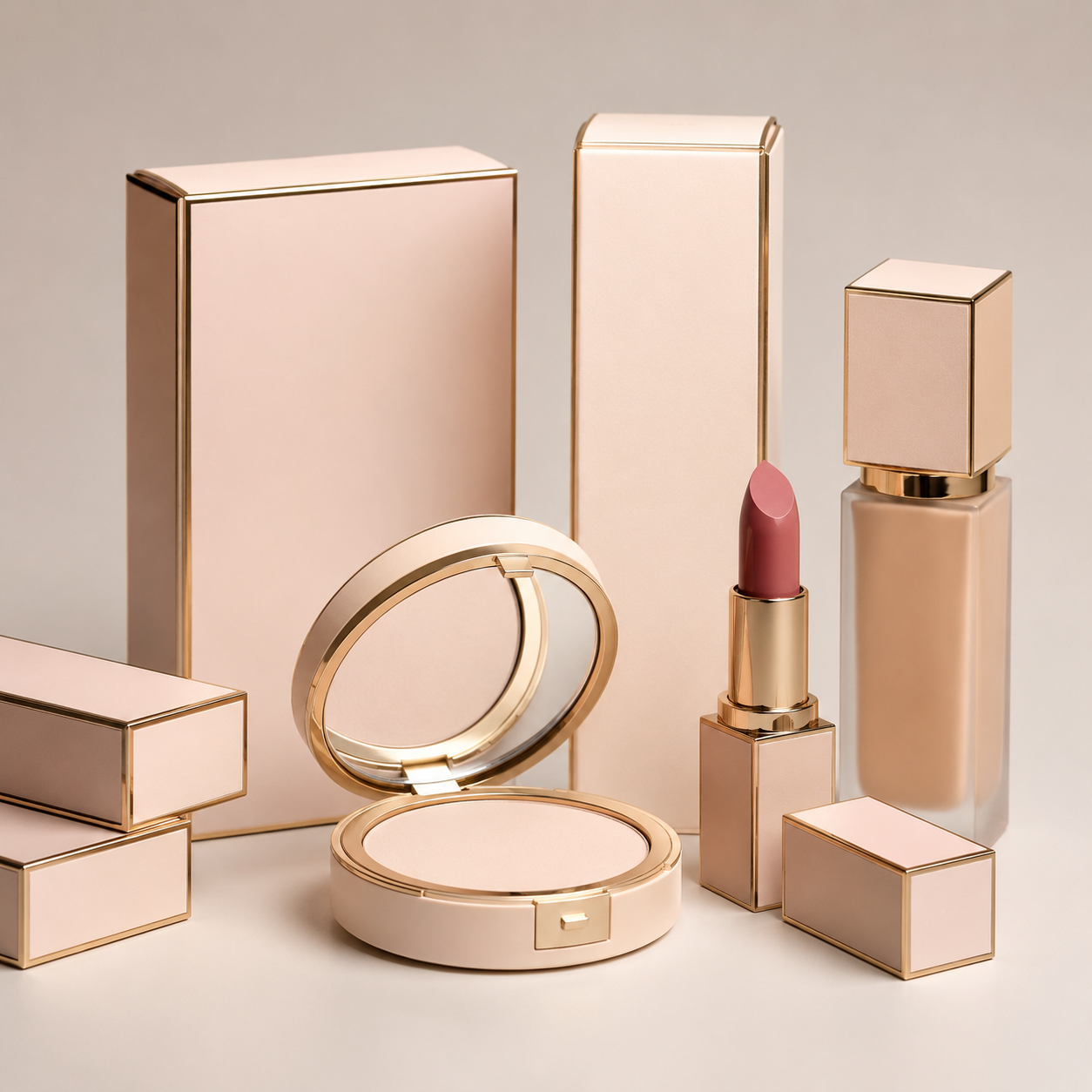 Custom makeup packaging
