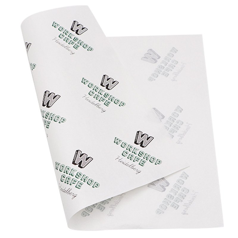 Custom printed non-stick baking paper sheet