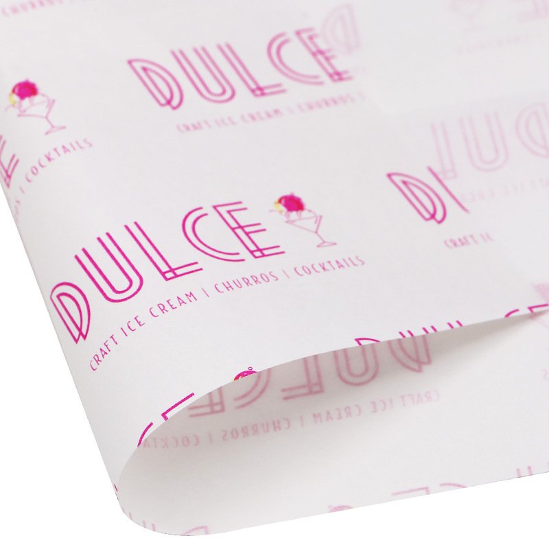 Roll of custom food-grade non-stick wrap paper