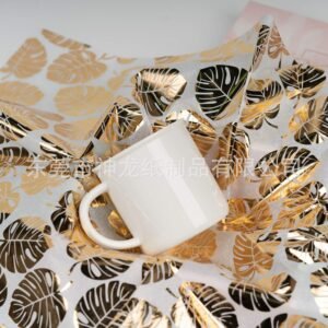 Custom hot-stamped gift wrapping paper roll - PackPro China factory