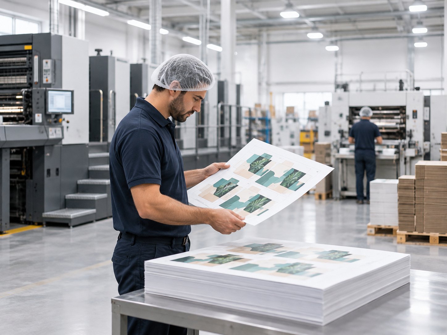 PackPro factory production floor with printing and die-cutting machinery