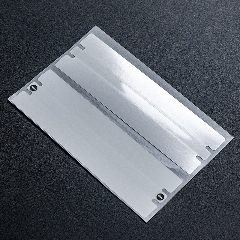 White tamper-evident box seal sticker, 30x100mm - PackPro China factory