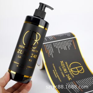 Custom clear PVC self-adhesive label - PackPro China factory