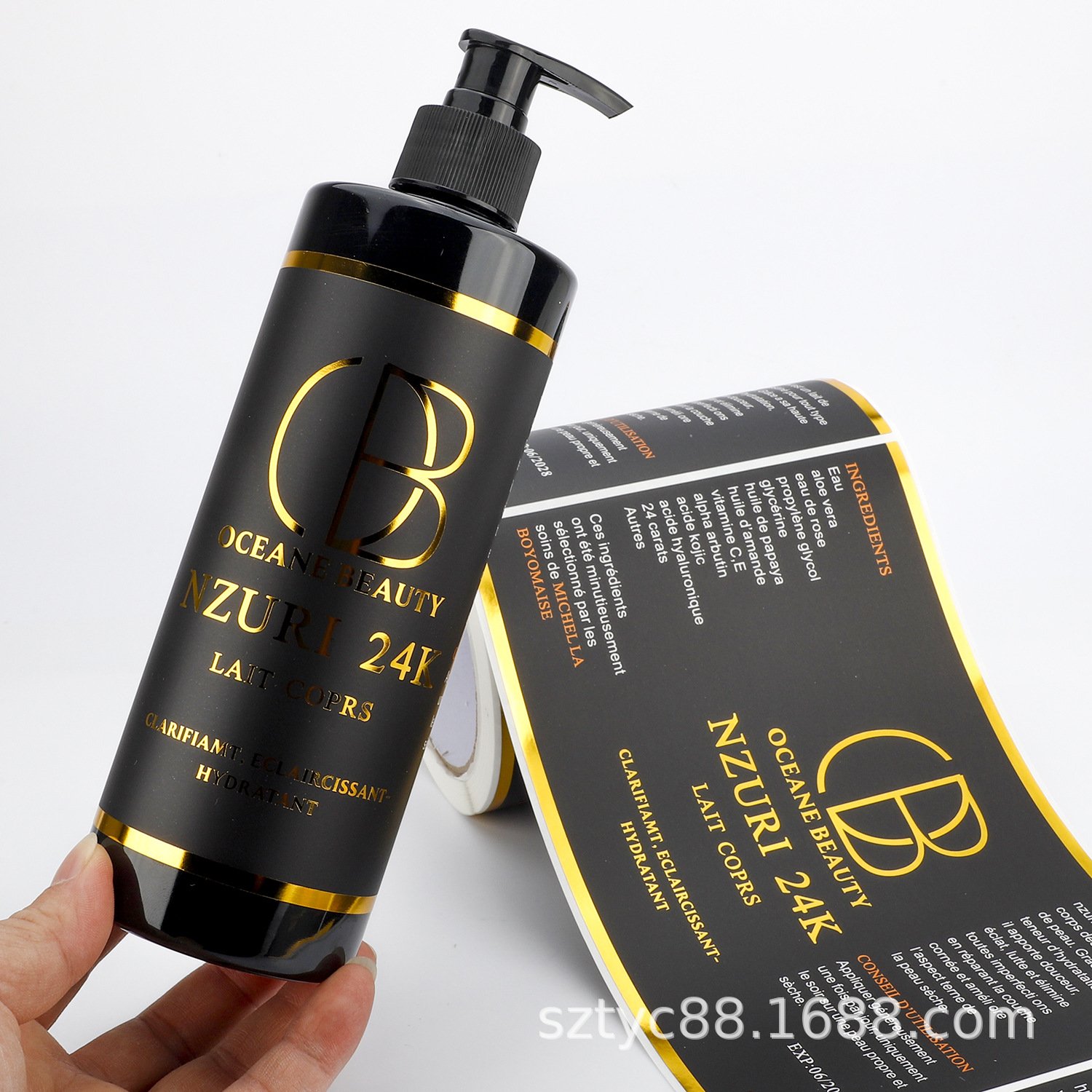 Custom clear PVC self-adhesive label - PackPro China factory