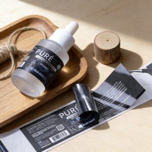 Custom double-layer composite self-adhesive roll labels - PackPro China factory