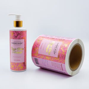 Custom color roll self-adhesive labels - PackPro China factory