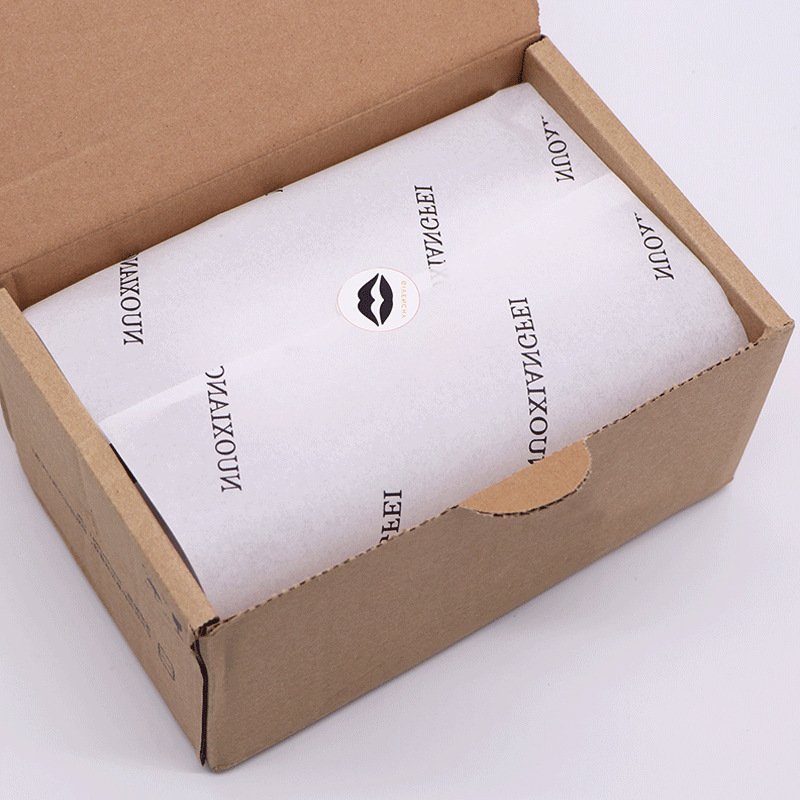 Custom printed wine bottle wrap paper with logo