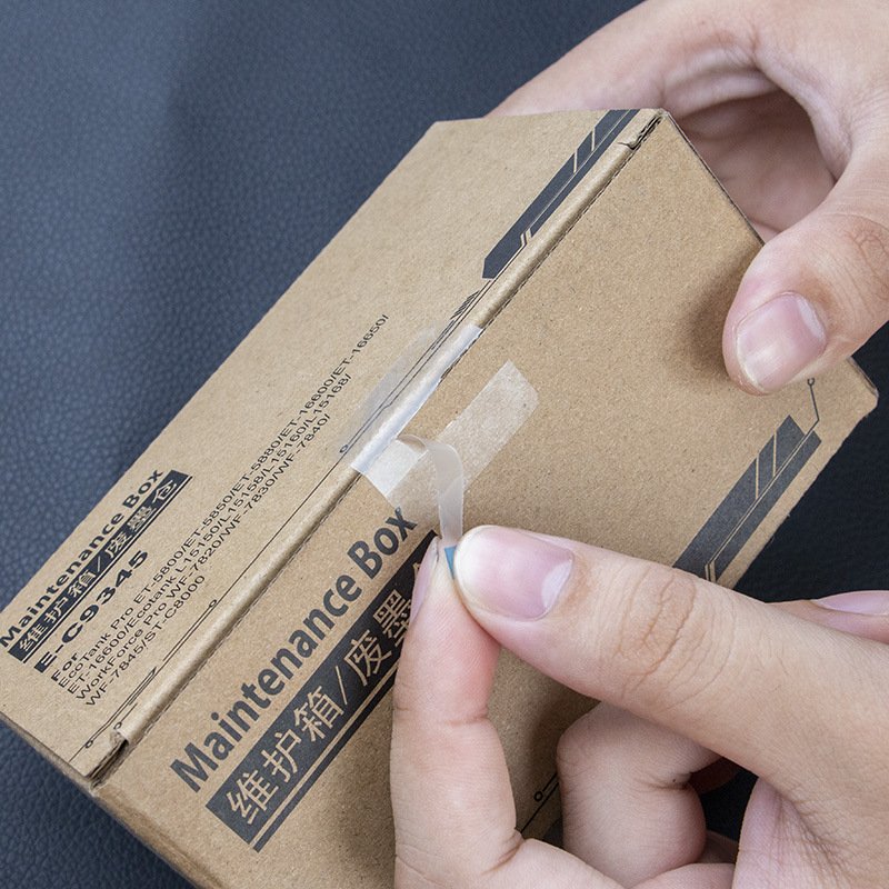 Custom clear tamper-evident seal sample sheet